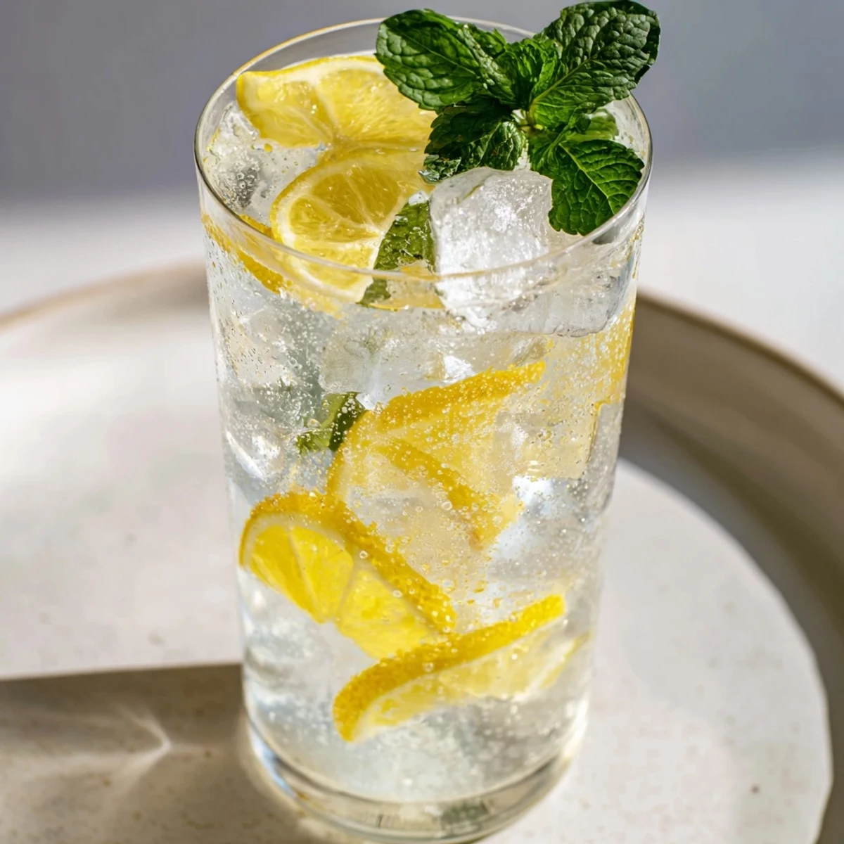 Lemon Water Refreshing Beverage