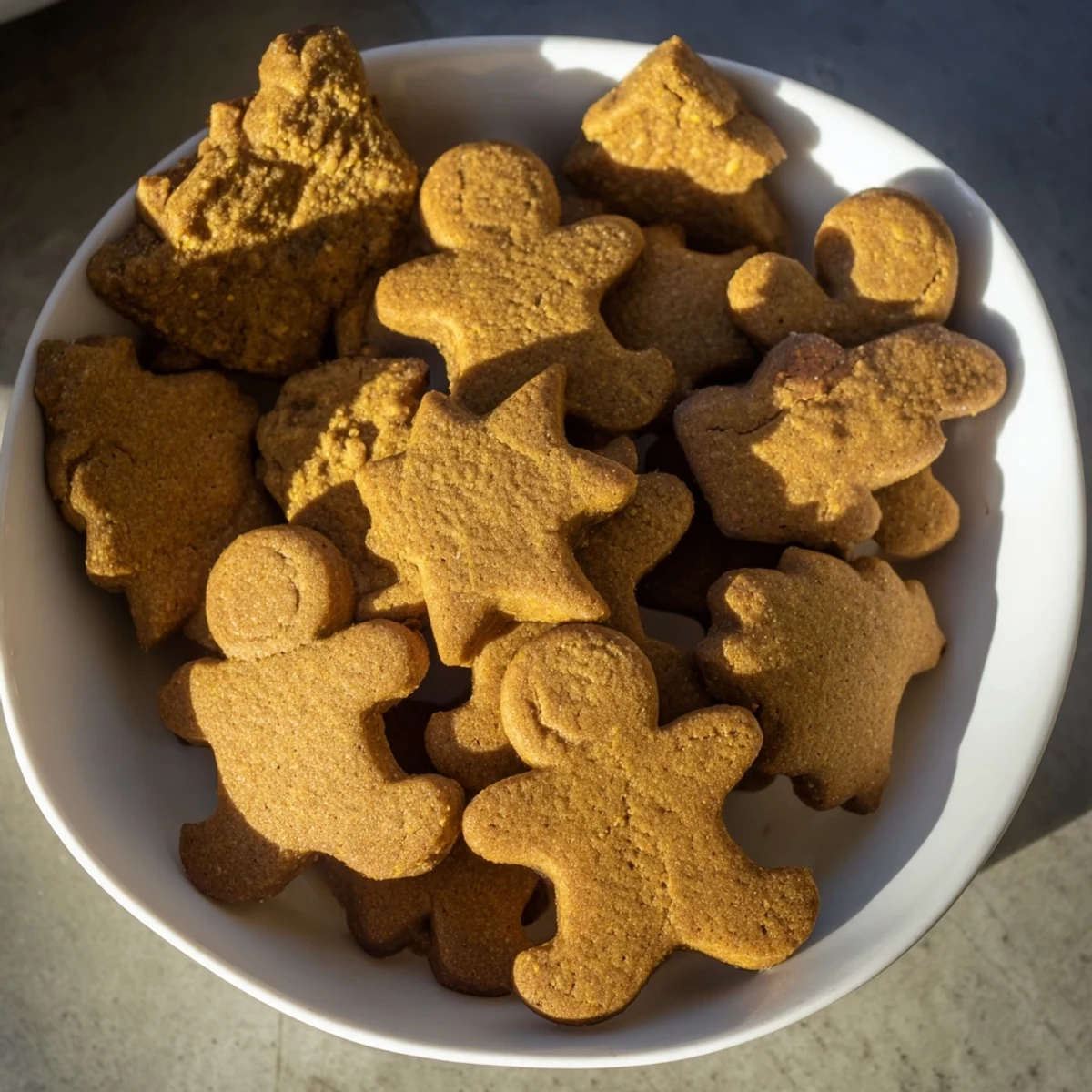 A close-up of fragrant Gingerbread Dough, showing rich color and texture before cookie cutting.