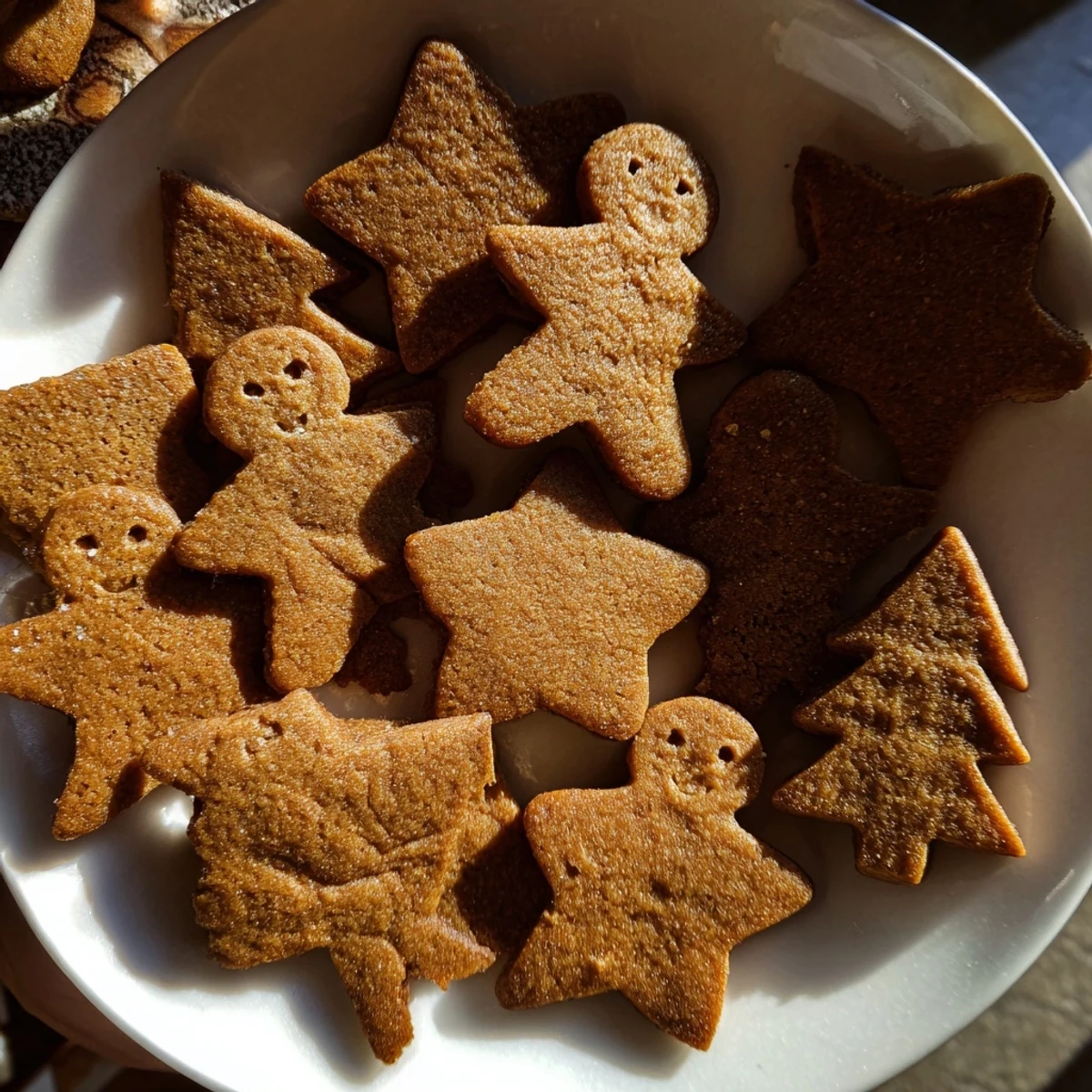 Homemade Gingerbread Dough, a perfect base for holiday cookies with warm spice aromas.