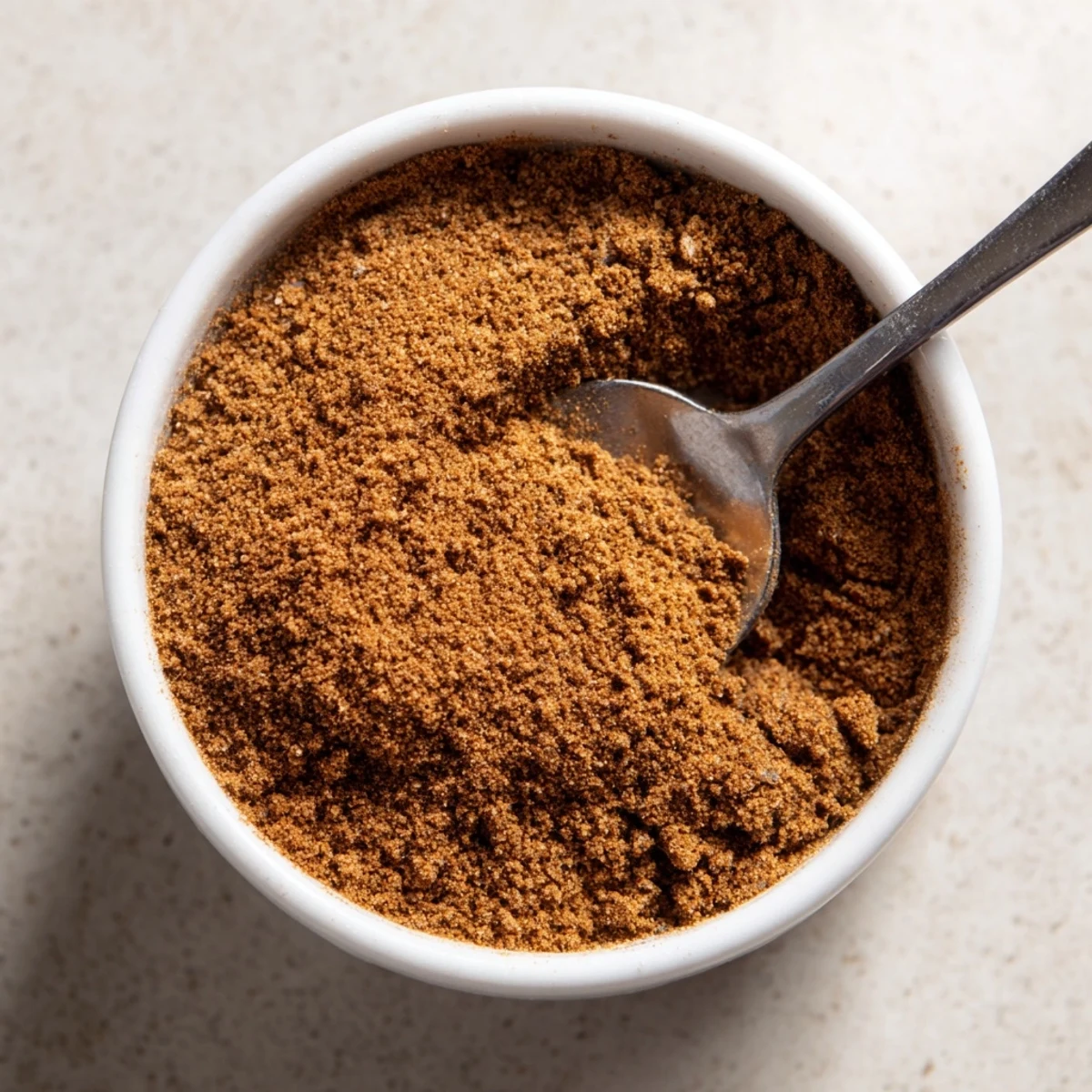 Vibrant photo of a Gingerbread Spice Blend, perfect for flavoring holiday cookies and treats.