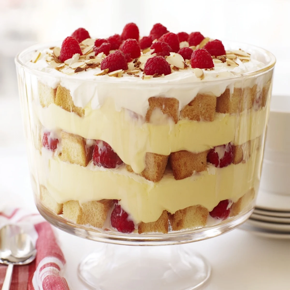 This Layered Creamy Dessert shows a creamy, textured dessert perfect for sharing with family and friends.