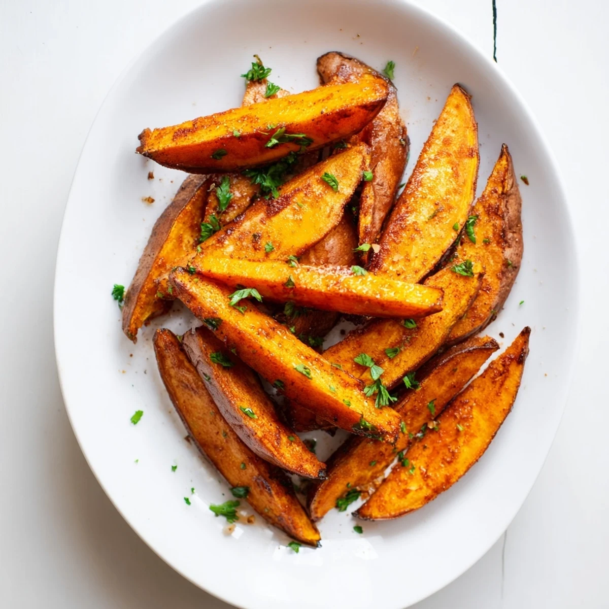 Roasted Sweet Potato Wedges