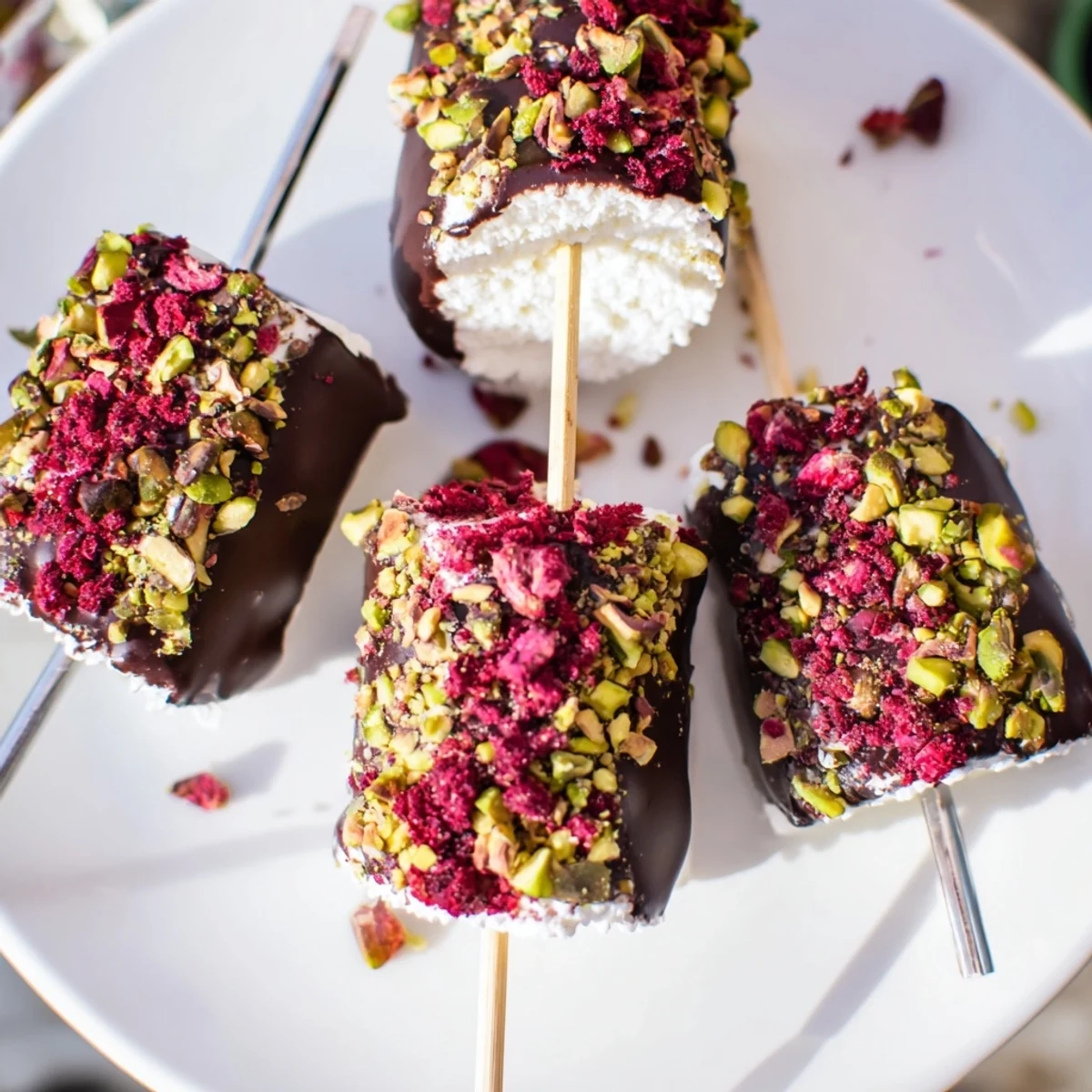 Chocolate Dipped Marshmallows