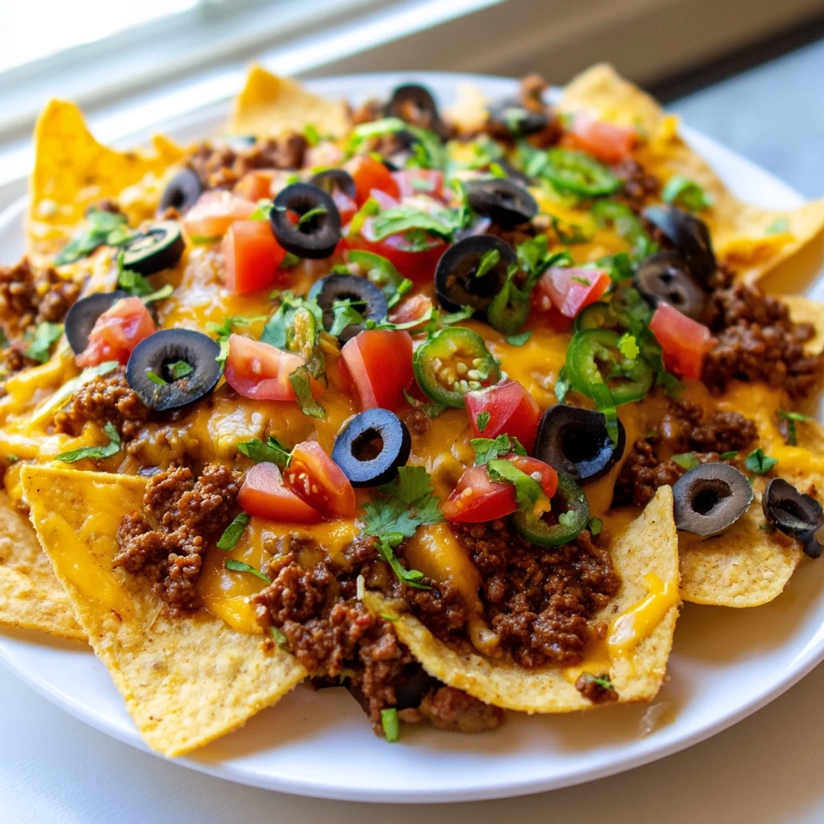 Beef Nachos with Guacamole