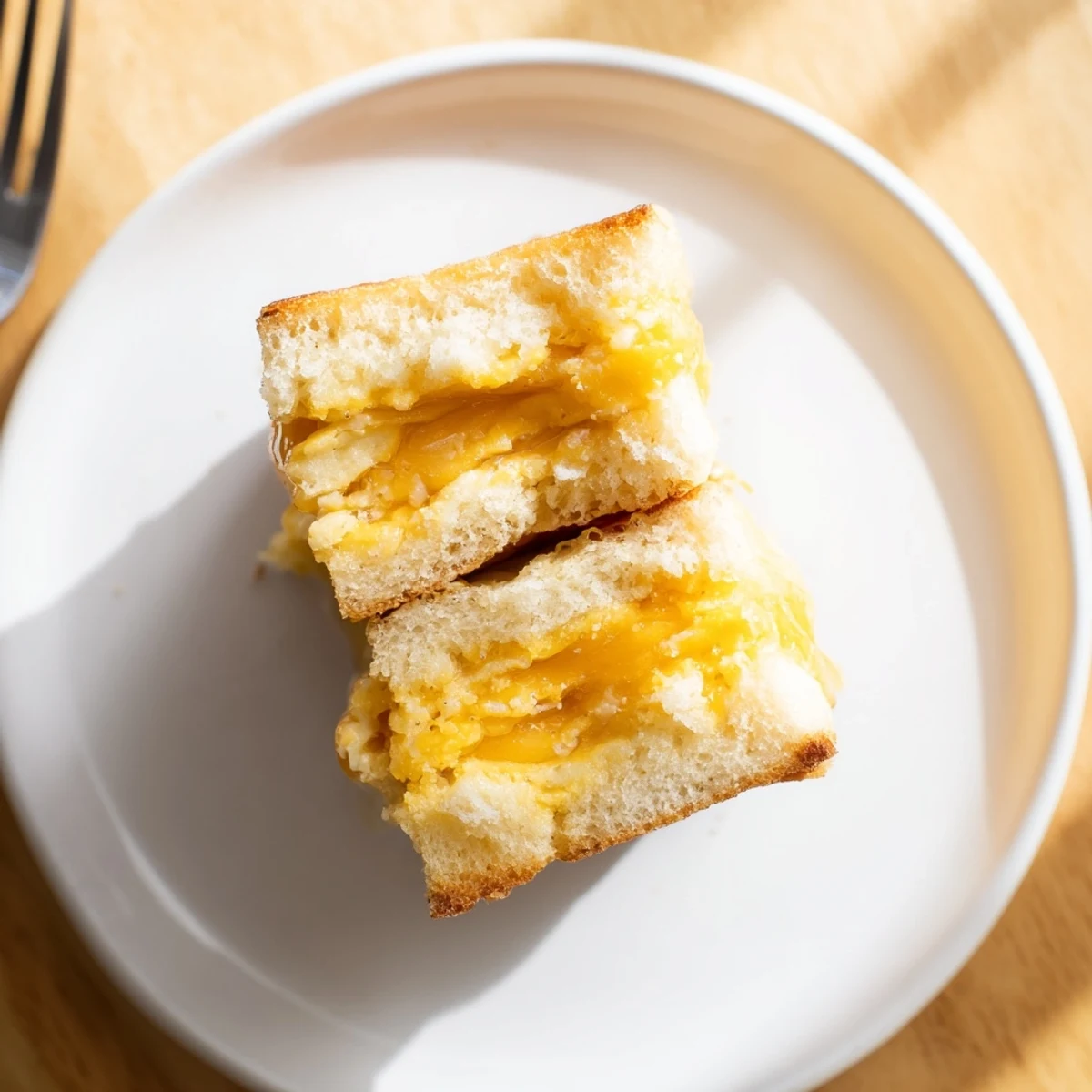 Warm Mini Grilled Cheese Hawaiian Rolls cut into bite sized party sandwiches