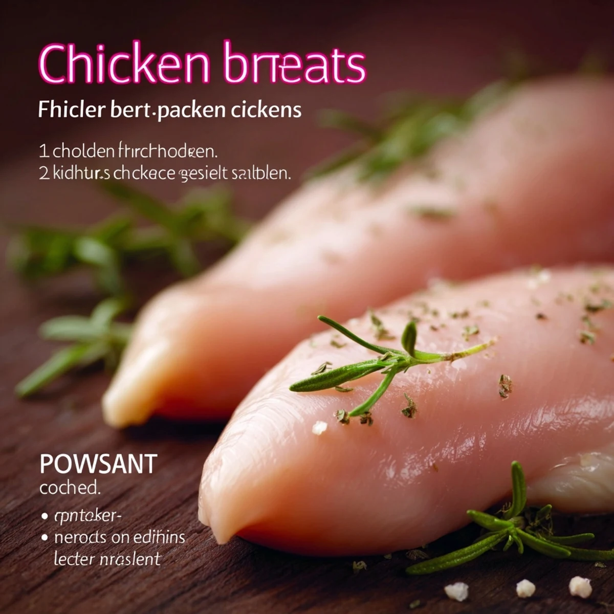 Elegant blueberry thyme chicken dinner plated with rich fruity sauce and herb garnish