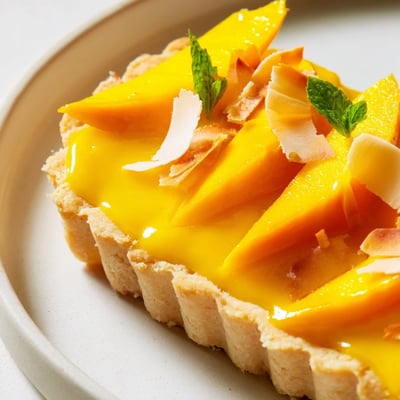 Mango Curd Tart